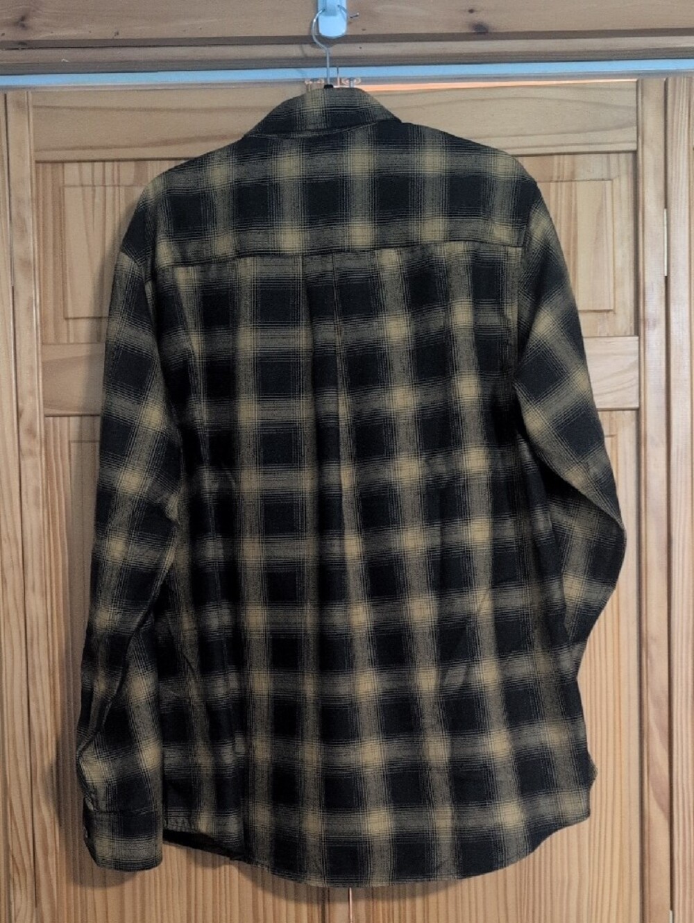 Dixxon Flannel Shirt The Pitter - Black & Tan Plaid - Picture 2 of 3
